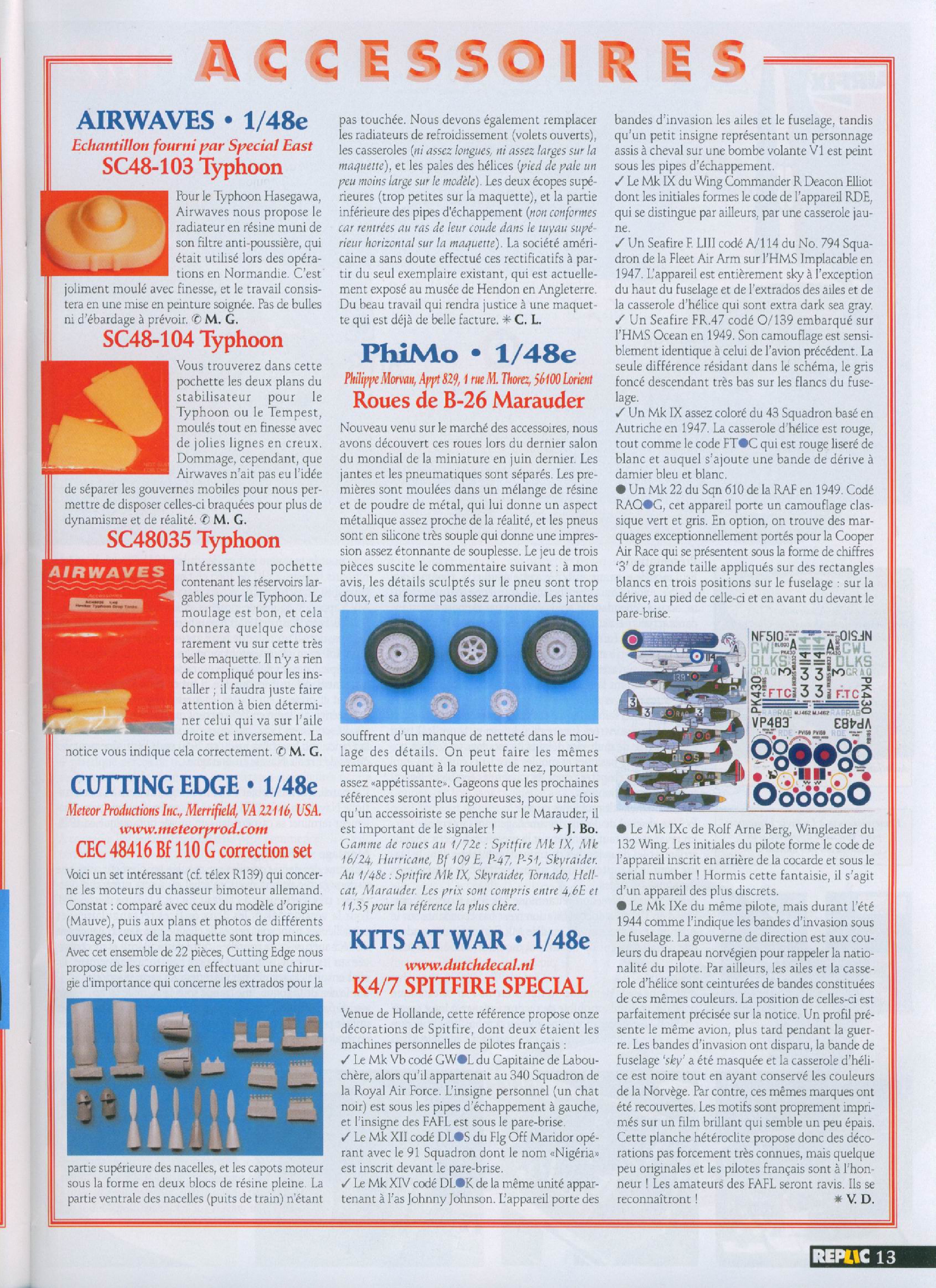 Replic 145 - Sunderland, AH-64, Macci C 202, US Navy